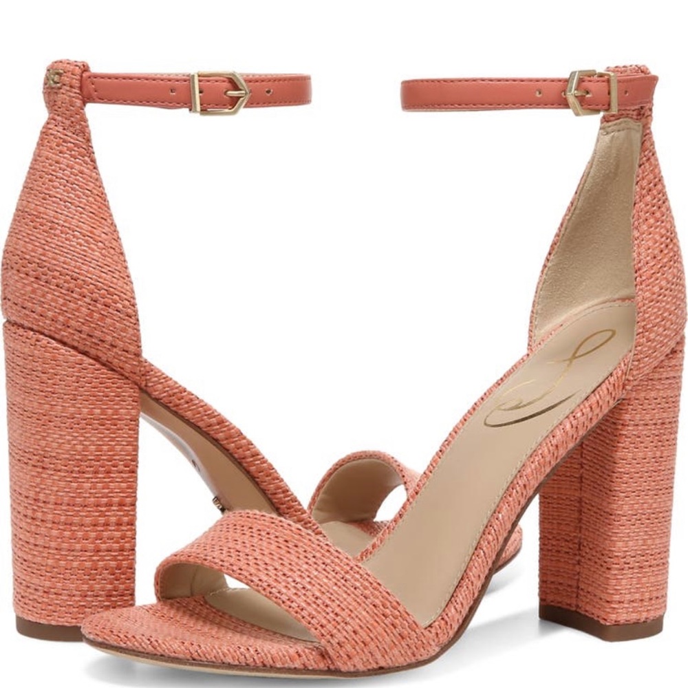 Sam Edelman block heel Womens ankle strap sandal